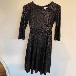 Calvin Klein Black Sequin Dress Size 2 slightly worn